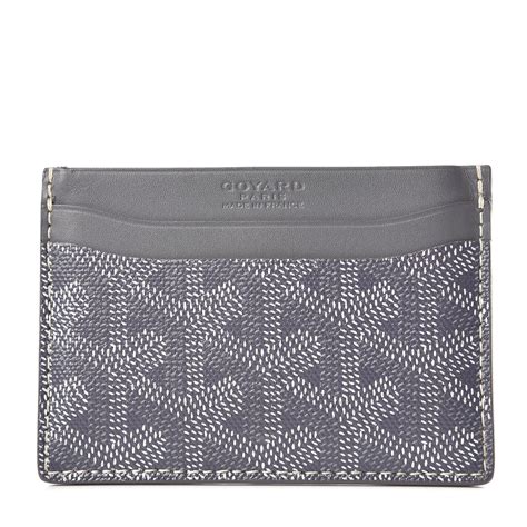 goyard card grey|goyard cardholder price.